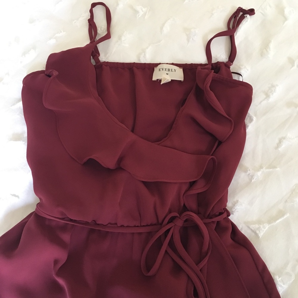 Everly Ruffle Wrap Maxi Dress